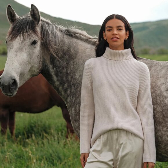 Jenni Kayne Cashmere Turtleneck - XS - Picture 1 of 8